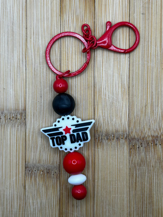 Top dad keychain