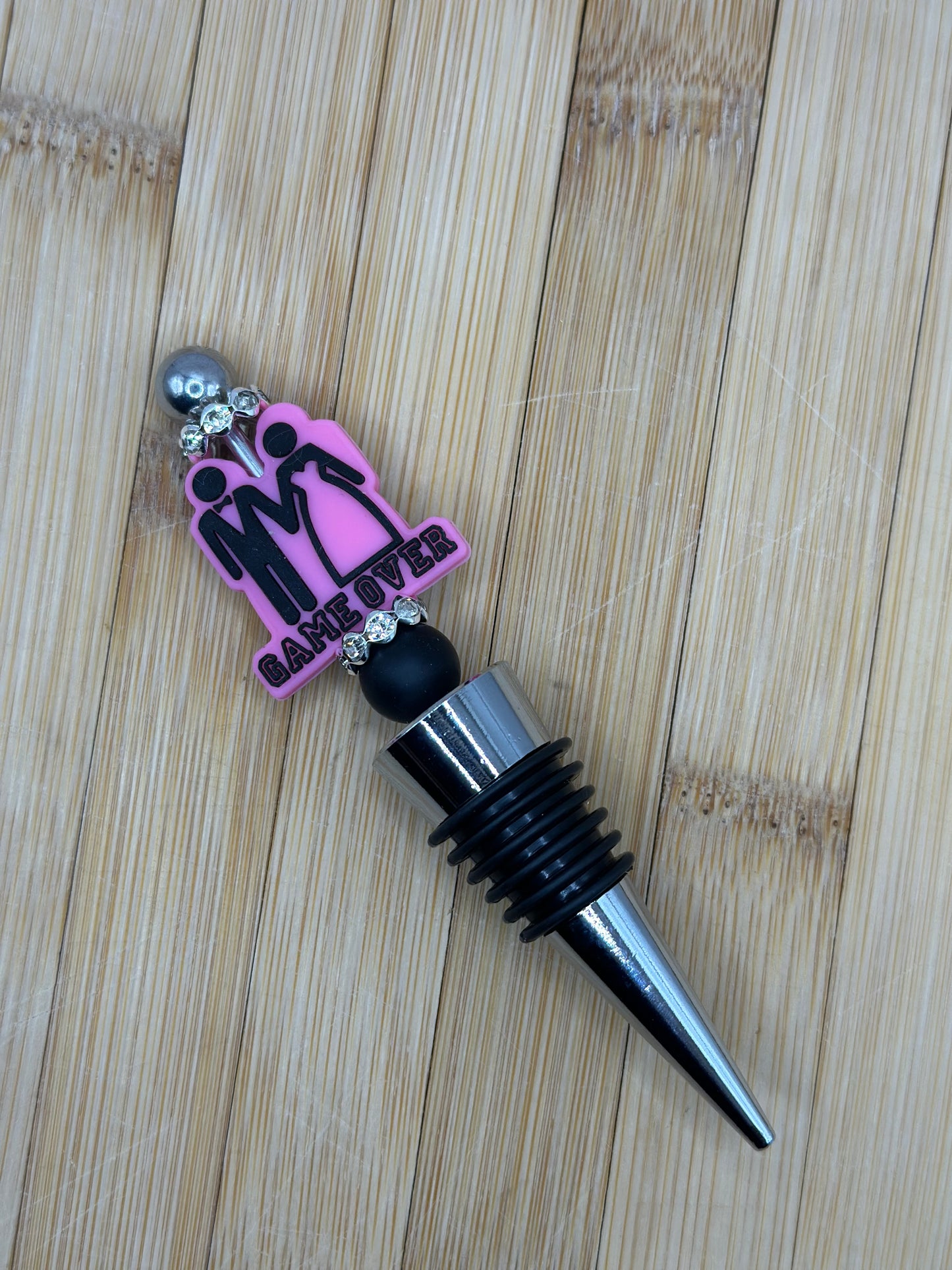 Game over wine stopper