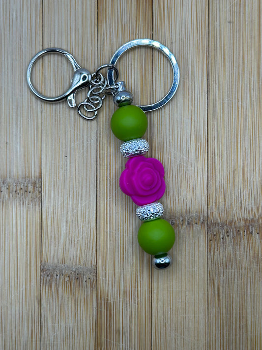 Rose keychain