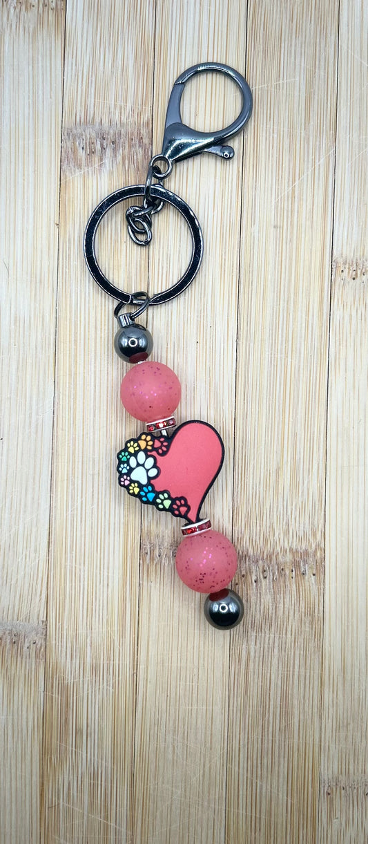 Heart keychain