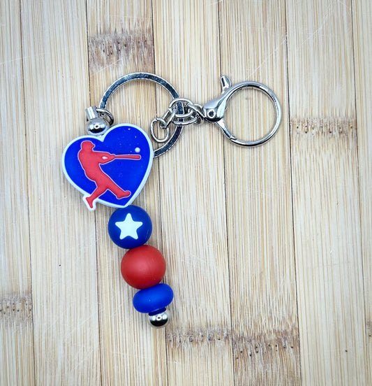 Baseball keychain