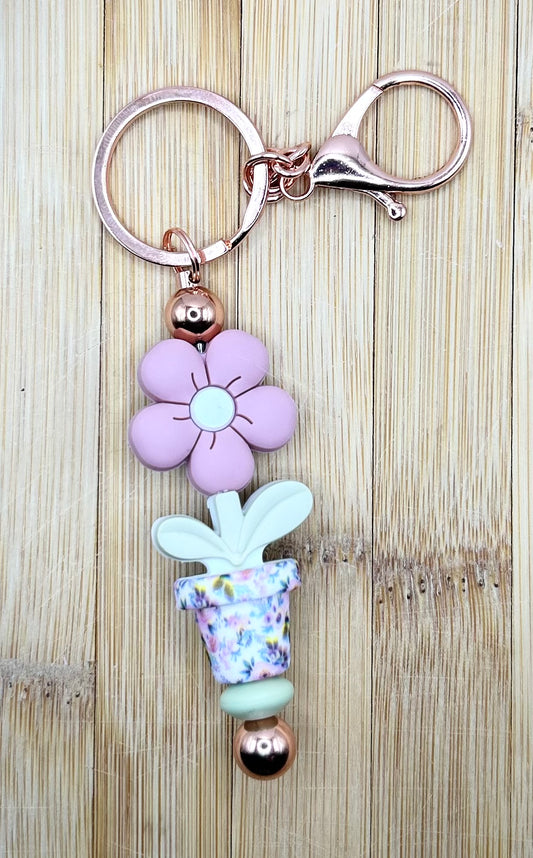 Flower keychain