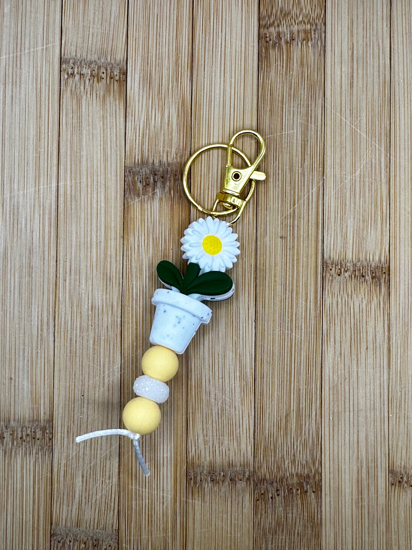 Mini flower keychain