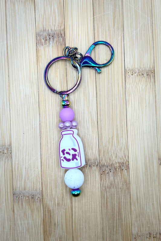 Milk keychain