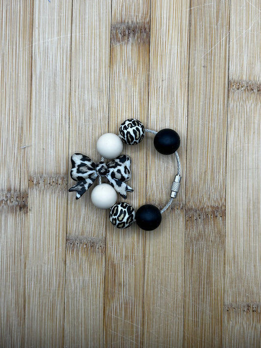 Animal bow cup charm