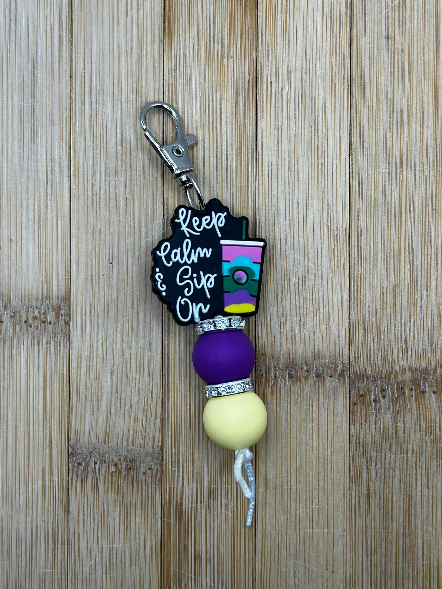 Keep calm mini keychain