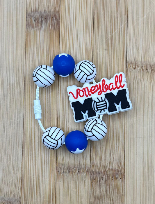 Volleyball mom cup charm